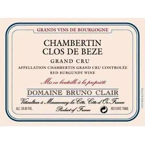 2022 Domaine Bruno Clair, Chambertin-Clos de Beze Grand Cru 6x75cl