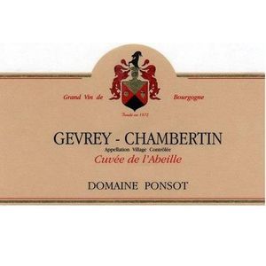 2012 Domaine Ponsot, Gevrey-Chambertin, Cuvee de l'Abeille 6x75cl