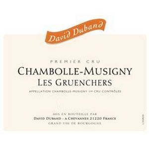 2018 David Duband, Chambolle-Musigny Premier Cru, Les Gruenchers 6x75cl