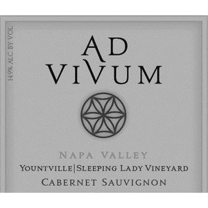 2018 Ad Vivum, Sleeping Lady Vineyard Cabernet Sauvignon, Yountville 3x75cl