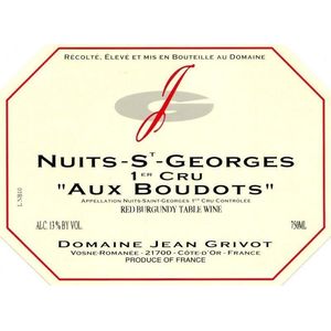2010 Domaine Jean Grivot, Nuits-Saint-Georges Premier Cru, Aux Boudots 12x75cl