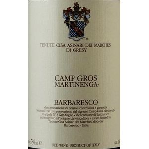 2018 Tenute Cisa Asinari dei Marchesi di Gresy, Barbaresco, Martinenga Camp Gros Riserva 6x75cl
