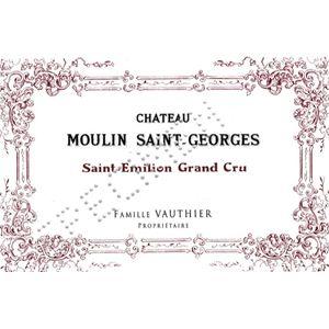 2020 Chateau Moulin Saint-Georges, Saint-Emilion Grand Cru 6x75cl