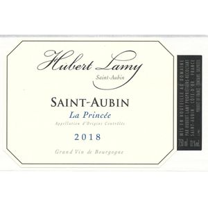 2019 Hubert Lamy, Saint-Aubin, La Princee Blanc 6x75cl