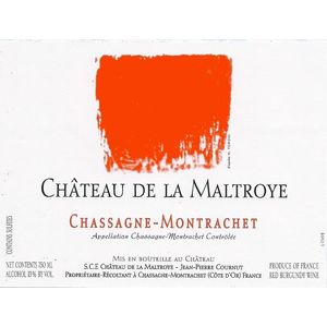 2020 Chateau de la Maltroye, Chassagne-Montrachet, Rouge 6x75cl