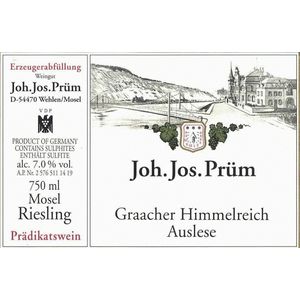 2021 Joh. Jos. Prum, Graacher Himmelreich Riesling Auslese, Mosel 6x75cl