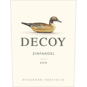 2019 Duckhorn Vineyards, Decoy Zinfandel, Sonoma County 12x75cl