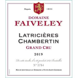 2019 Domaine Faiveley, Latricieres-Chambertin Grand Cru 6x75cl
