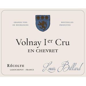 2022 Louis Billard, Volnay Premier Cru, En Chevret 6x75cl