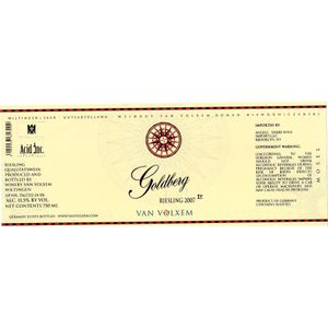 2020 Van Volxem, Goldberg Riesling GG, Mosel 6x150cl