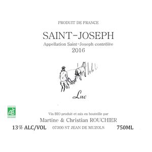 2021 Martine & Christian Rouchier, Saint-Joseph, Luc 6x75cl