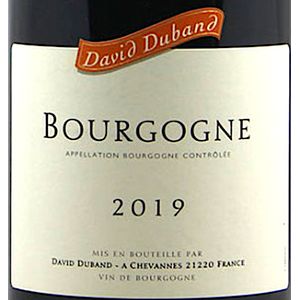 2019 David Duband, Bourgogne, Pinot Noir 6x75cl