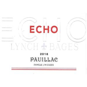 2018 Echo de Lynch-Bages, Pauillac 6x150cl