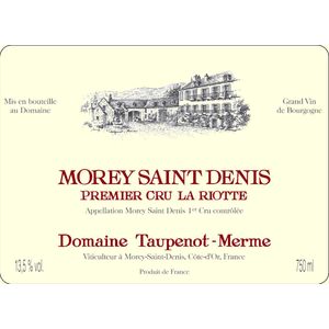 2018 Domaine Taupenot-Merme, Morey-Saint-Denis Premier Cru, La Riotte 6x75cl