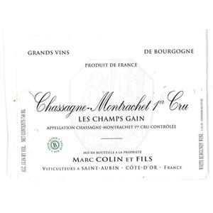 2023 Marc Colin et Fils, Chassagne-Montrachet Premier Cru, Les Champs Gain 6x75cl