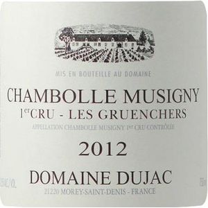 2012 Domaine Dujac, Chambolle-Musigny Premier Cru, Les Gruenchers 6x75cl