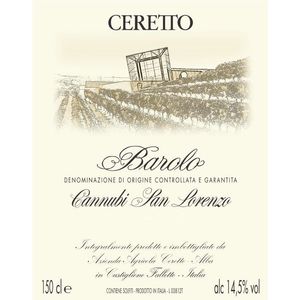 2010 Ceretto, Barolo, Cannubi San Lorenzo 1x150cl