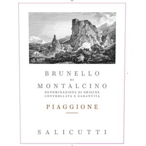 2018 Salicutti, Brunello di Montalcino, Piaggione 6x75cl