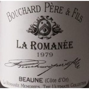 1979 Bouchard Pere et Fils, La Romanee Grand Cru, Memories, The Ultimate Collection 1x75cl