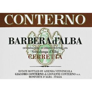 2018 Giacomo Conterno, Barbera d'Alba, Cerretta 6x75cl