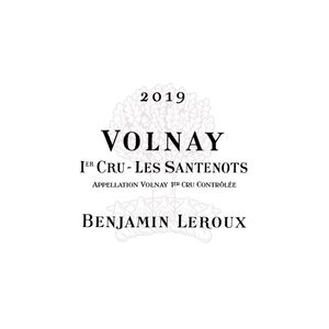 2019 Benjamin Leroux, Volnay Premier Cru, Santenots 12x75cl