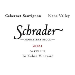 2021 Schrader, MB To Kalon Vineyard Cabernet Sauvignon, Oakville 6x75cl