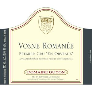 2015 Domaine Jean-Pierre Guyon, Vosne-Romanee Premier Cru, En Orveaux 6x75cl