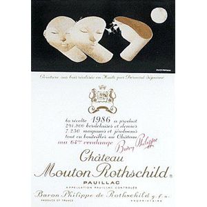 1986 Chateau Mouton Rothschild Premier Cru Classe, Pauillac 1x75cl