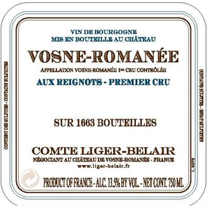 2005 Domaine du Comte Liger Belair, Vosne-Romanee Premier Cru, Aux Reignots 12x75cl