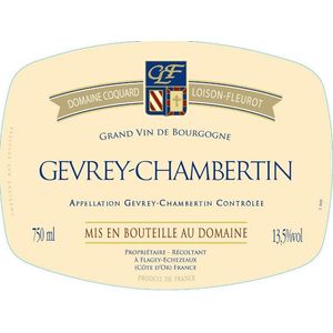 2018 Domaine Coquard Loison Fleurot, Gevrey-Chambertin 6x75cl