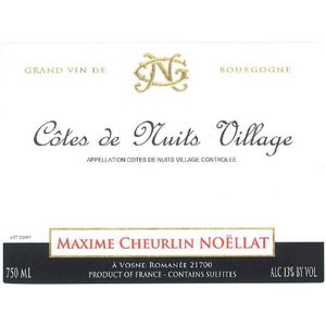 2020 Maxime Cheurlin Noellat, Cote de Nuits-Villages 12x75cl