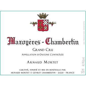 2022 Arnaud Mortet, Mazoyeres-Chambertin Grand Cru 6x75cl