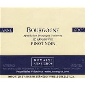 2015 Domaine Anne-Francoise Gros, Bourgogne, Pinot Noir 6x75cl