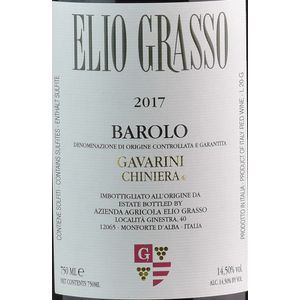 2017 Elio Grasso, Barolo, Gavarini Chiniera 6x75cl