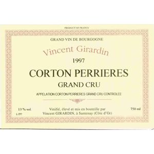 2021 Vincent Girardin, Corton Grand Cru, Les Perrieres 6x75cl