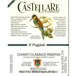 2022 Castellare di Castellina, Chianti Classico, Riserva il Poggiale 6x75cl