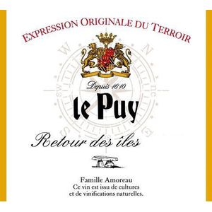 2018 Chateau le Puy, Retour des Iles, Francs-Cotes de Bordeaux 1x75cl
