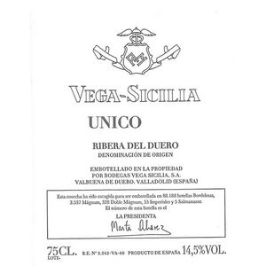 2013 Vega Sicilia, Unico, Ribera del Duero 3x75cl