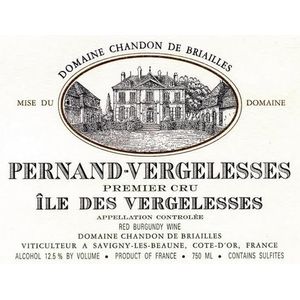2020 Domaine Chandon de Briailles, Pernand-Vergelesses Premier Cru, Ile des Vergelesses Rouge 6x75cl