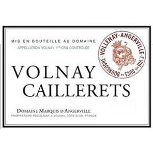 2018 Domaine Marquis d'Angerville, Volnay Premier Cru, Les Caillerets 6x75cl