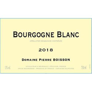 2018 Pierre Boisson, Bourgogne, Blanc 12x75cl