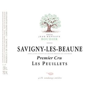 2022 Domaine Jean-Baptiste Boudier, Savigny-les-Beaune Premier Cru, Les Peuillets 12x75cl