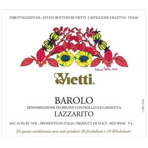 2014 Vietti, Barolo, Lazzarito 6x75cl