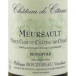 2019 Chateau de Citeaux (Philippe Bouzereau), Meursault, Vieux Clos du Chateau de Citeaux 6x75cl