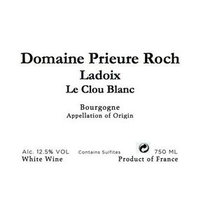 2018 Prieure Roch, Ladoix, Le Clou Blanc 3x75cl