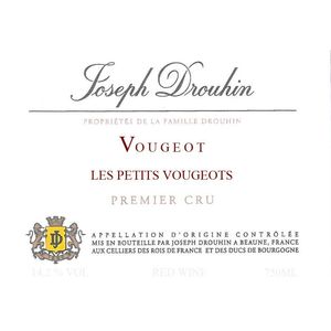 2019 Joseph Drouhin, Vougeot Premier Cru, Les Petits Vougeots 6x75cl
