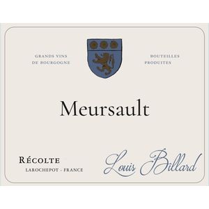 2022 Louis Billard, Meursault 6x75cl