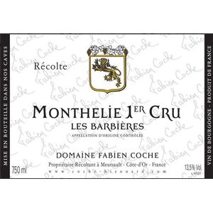 2022 Domaine Fabien Coche, Monthelie Premier Cru, Les Barbieres 12x75cl