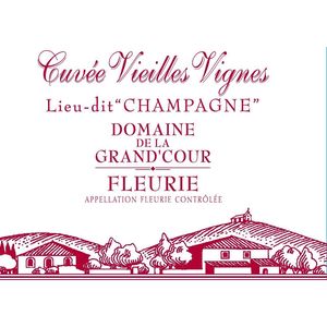 2022 Domaine de la Grand Cour (Dutraive), Champagne Vieilles Vignes, Fleurie 12x75cl