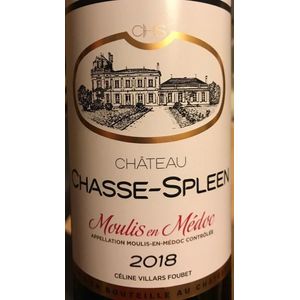 2018 Chateau Chasse-Spleen, Moulis en Medoc 6x75cl